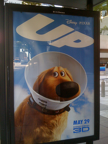 Dug the Dog in Pixar animated movie Up