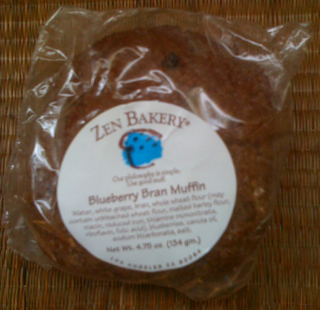Zen Bakery Blueberry Bran Muffin